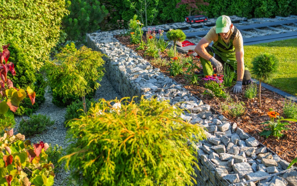 Section heros paysagistejardin feuri